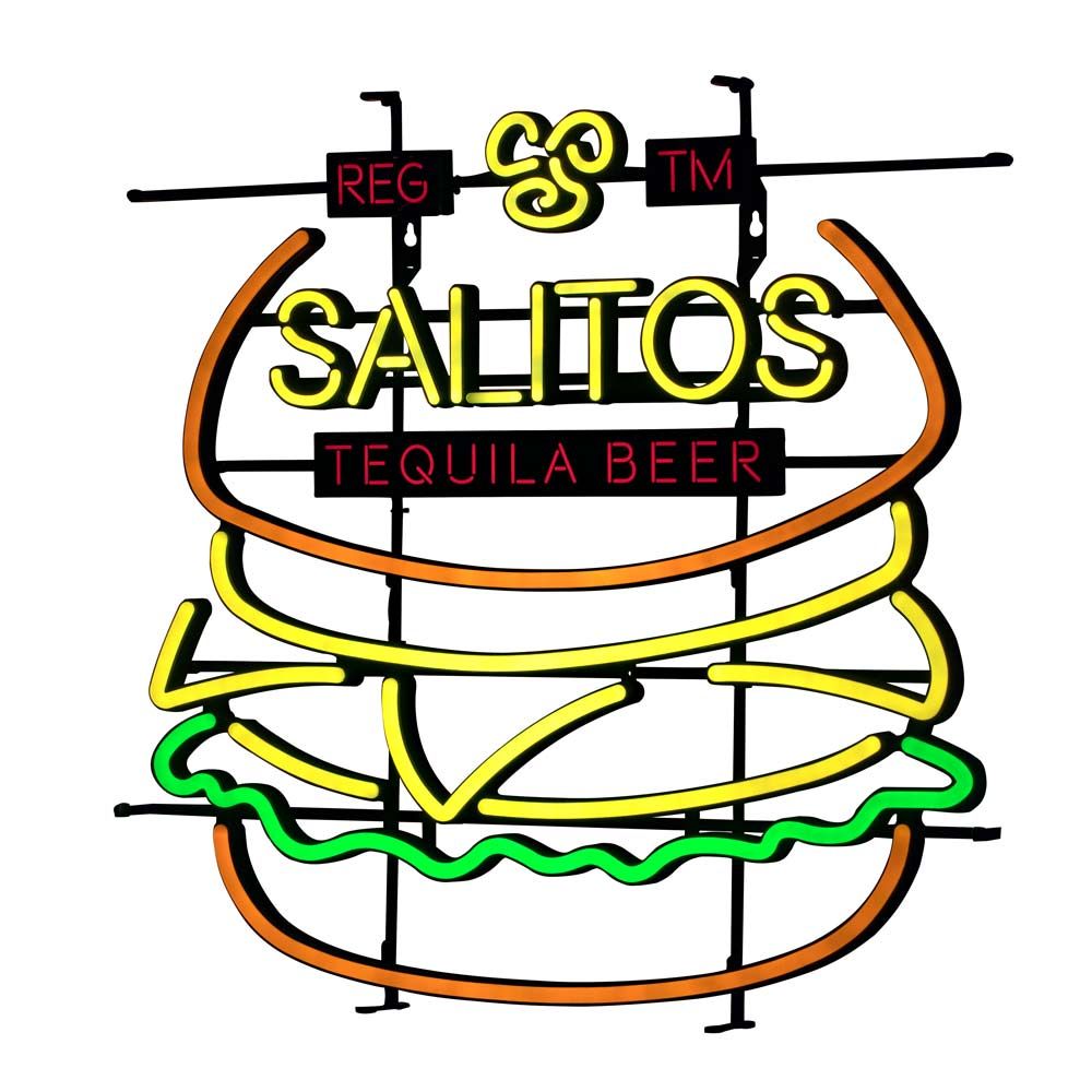Salito LED Neon Sign Burger Indoor Dimmable Display Decoration – View 3