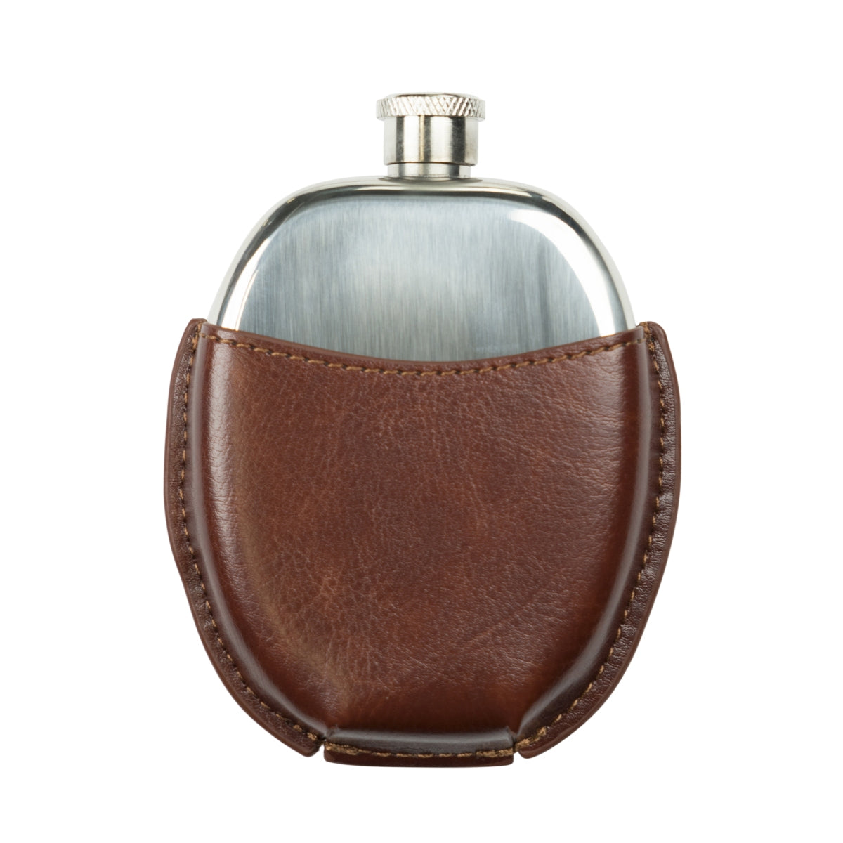 Santa Teresa 1796 Rum Hip Flask 95ml Rugby Ball Leather Case Flask Flatman – View 3