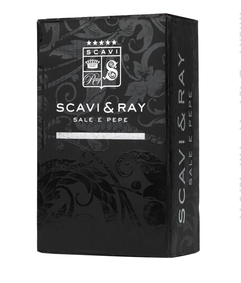 Scavi & Ray Real Wood Salt and Pepper Mill in Bottle Design Set – View 3