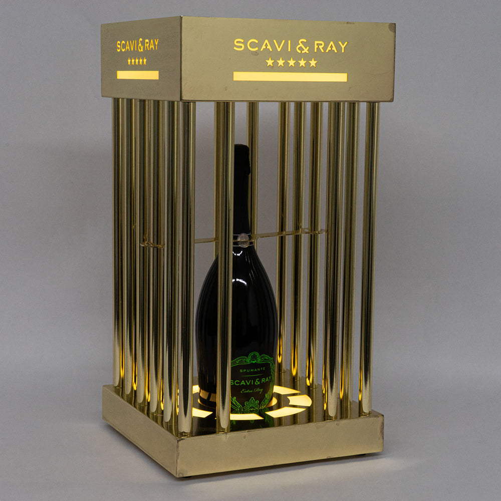 Scavi Ray Glorifier Luminated LED Bottle Presenter Cage Bottle Cage MBG