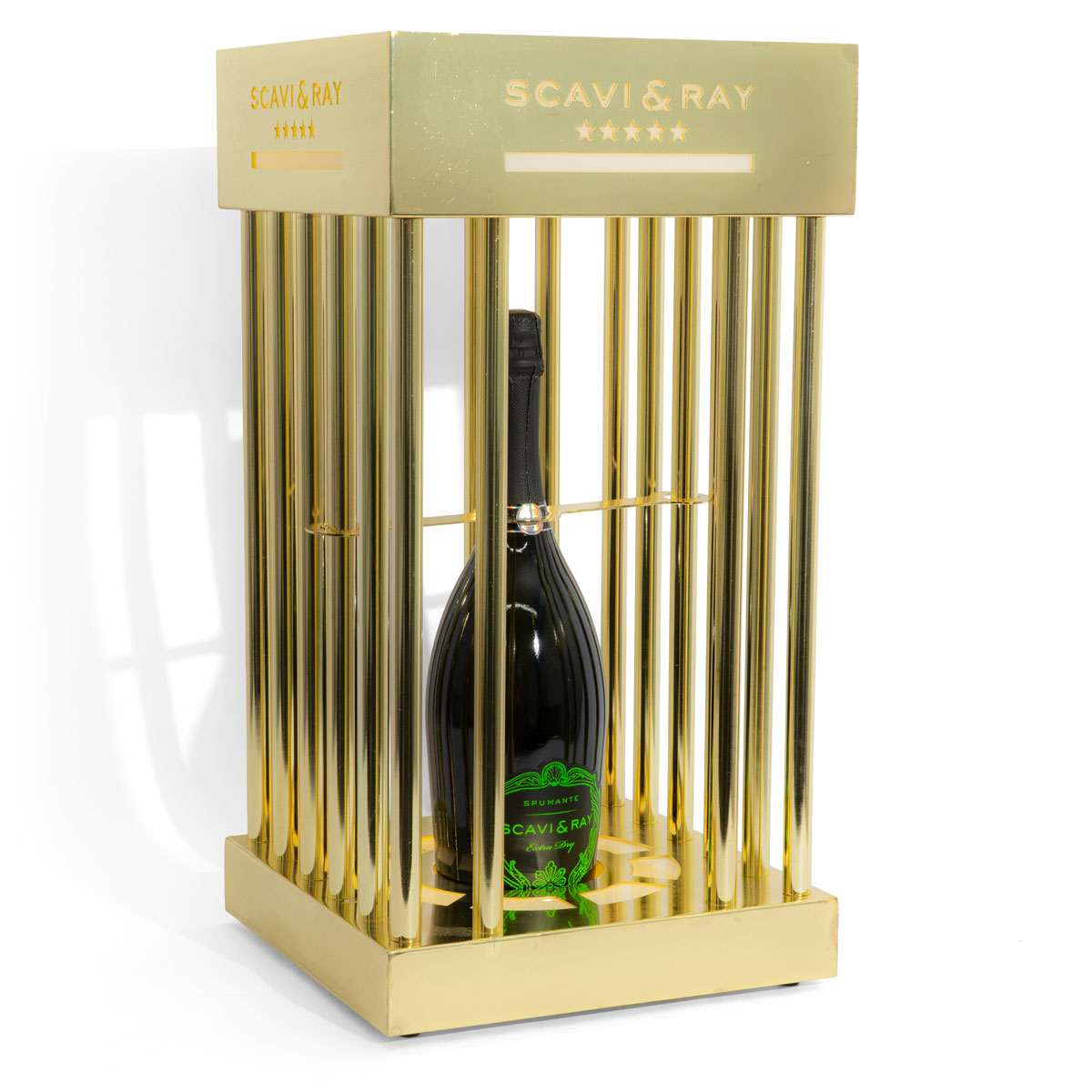 Scavi Ray Glorifier Luminated LED Bottle Presenter Cage Bottle Cage MBG – View 5