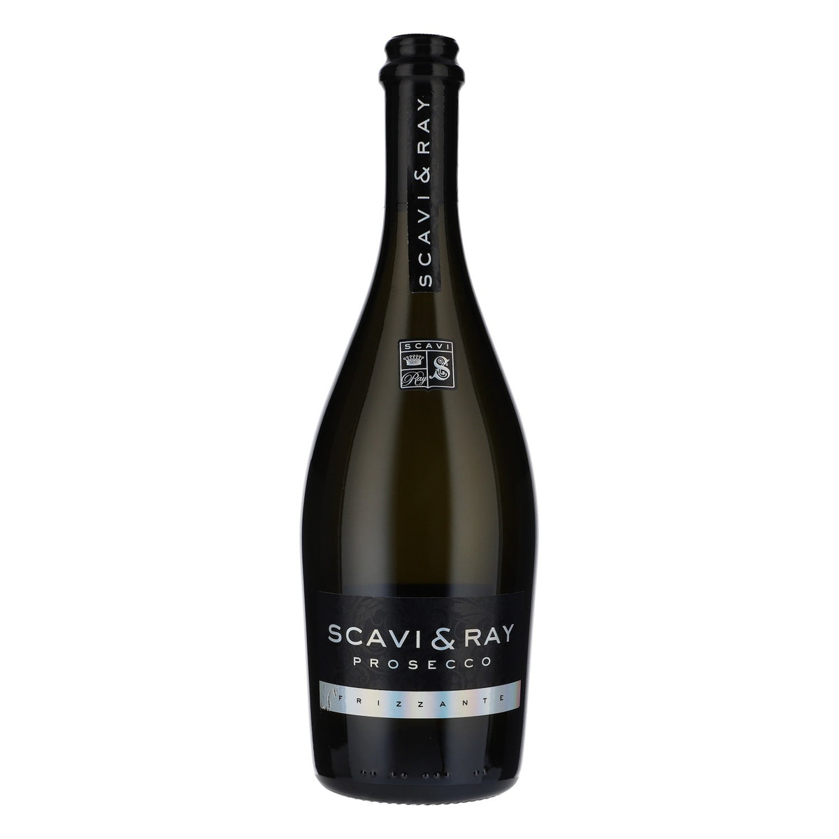 Scavi & Ray EMPTY Prosecco Show Bottle Decorative Bottle Show Bottle Black 0.75l