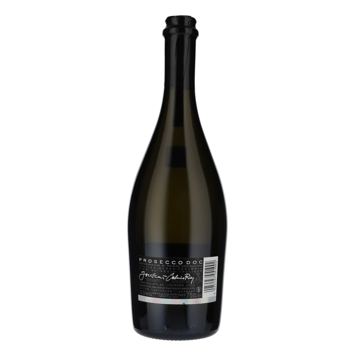 Scavi & Ray EMPTY Prosecco Show Bottle Decorative Bottle Show Bottle Black 0.75l – View 4