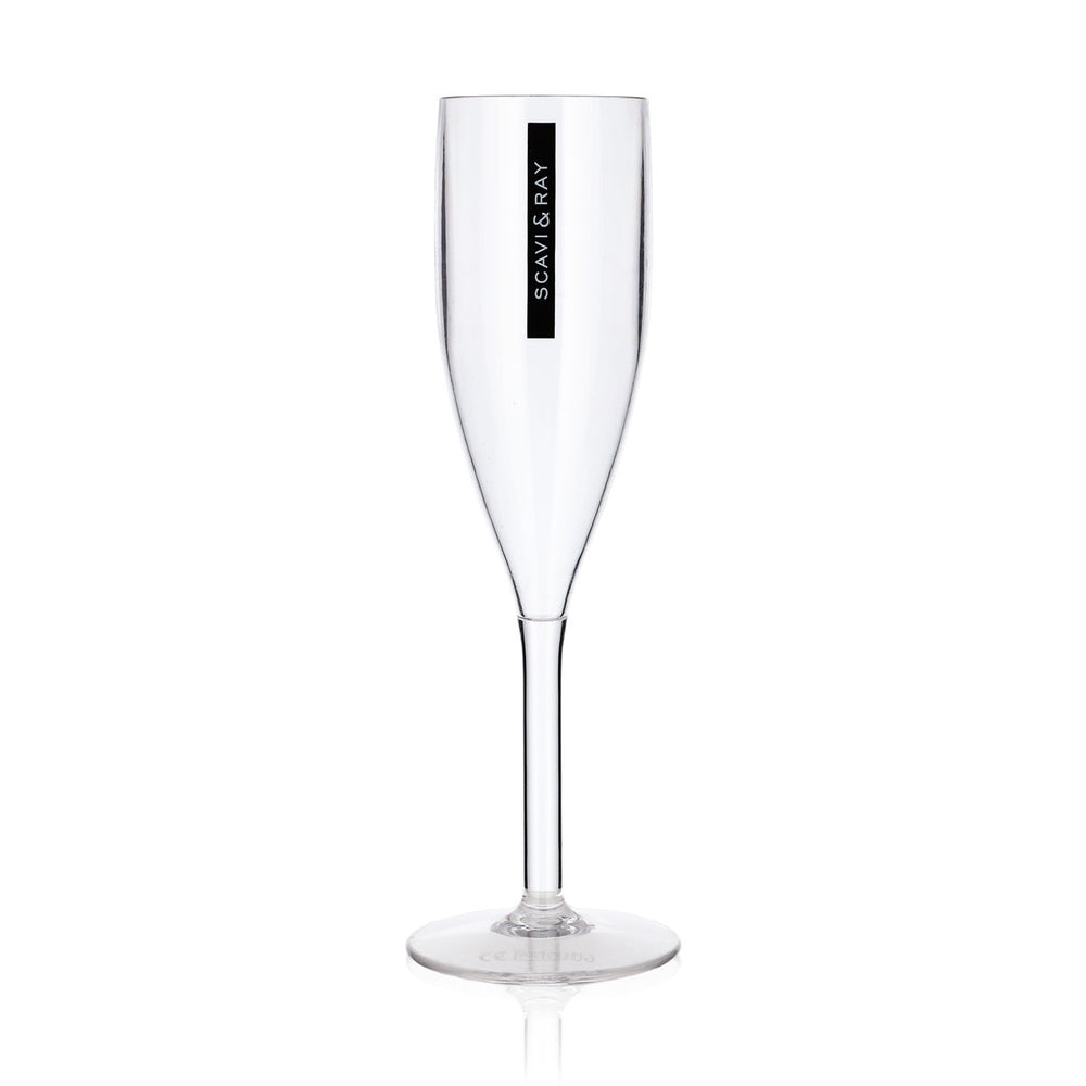Scavi & Ray Sparkling Wine Acrylic Glass 0.1l Flute Sparkling Wine Glasses Champagne B-WARE