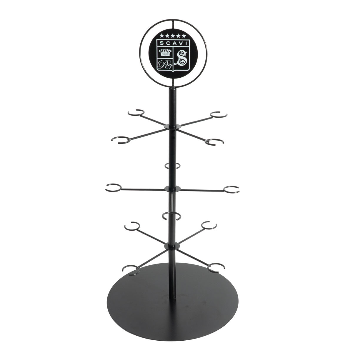 Scavi & Ray Champagne Glass Tree Black 12 Glasses Holder Serving Tree – View 6