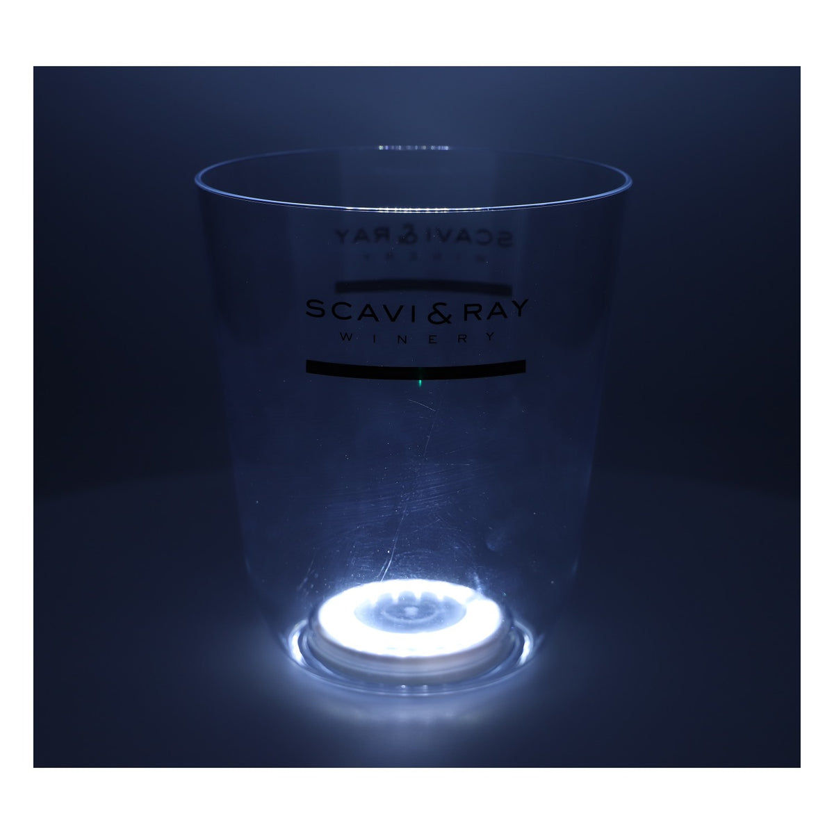 Scavi & Ray Sparkling Wine Cooler Bottle Cooler Ice Cube Tray Transparent LED incl. Power Supply – View 2