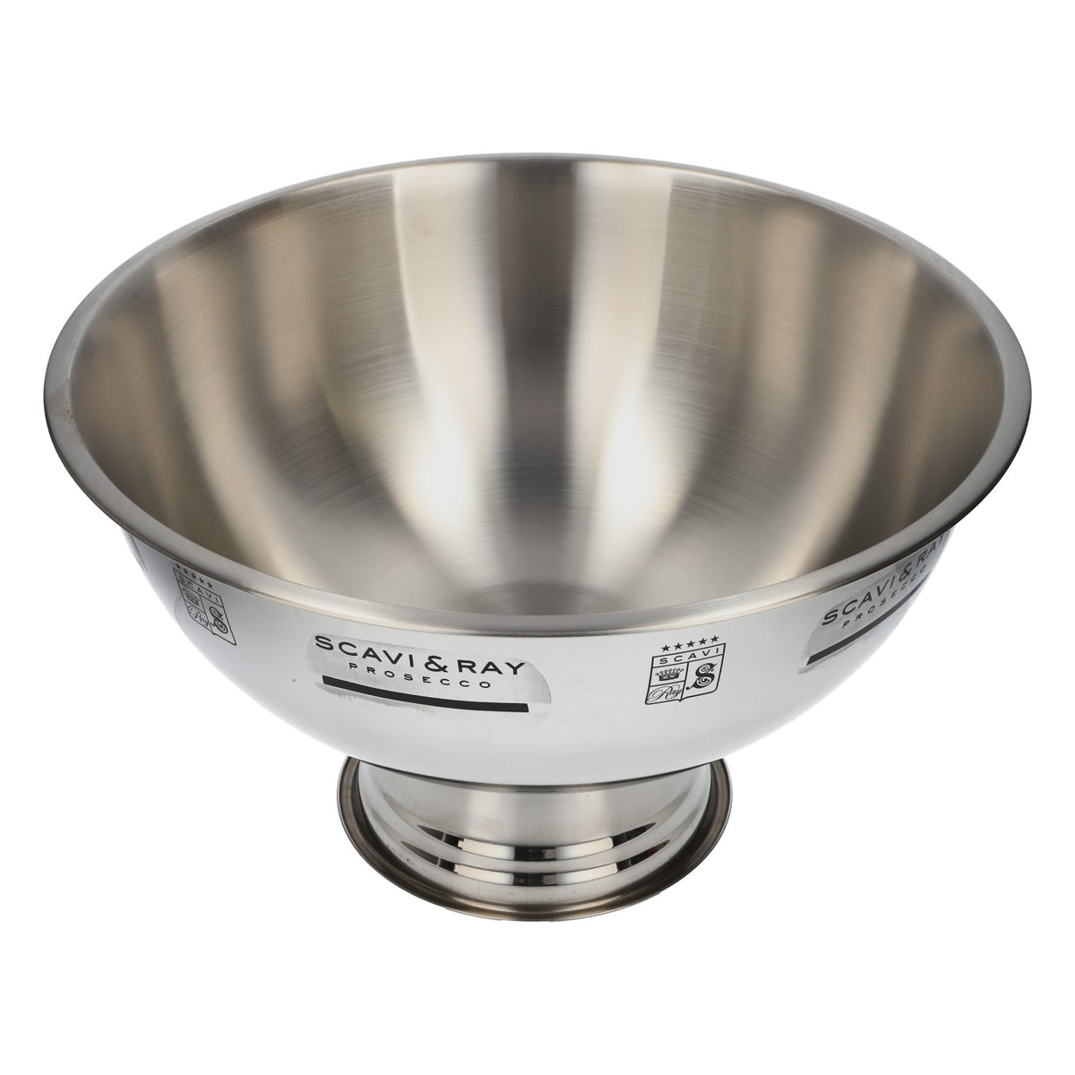 Scavi & Ray XXL Champagne Cooler Bottle Cooler Ice Bowl Chrome-plated Stainless Steel – View 3