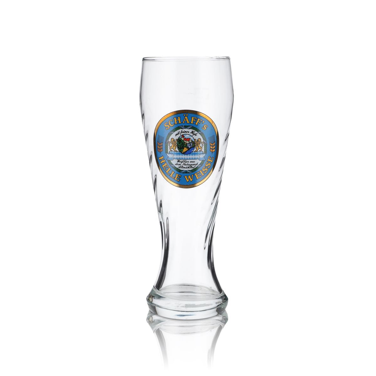 Schäffs wheat beer glass 0,5l Helle Weisse Hefeweizen glasses contour glass brewery – View 2