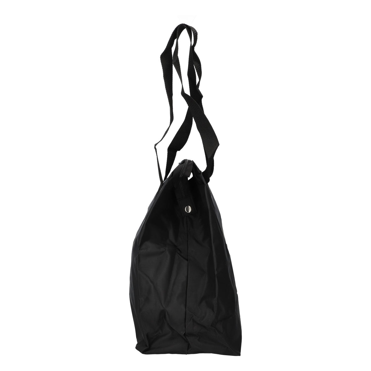 Schlumberger Sparkling Wine Bag Vienna Shopping Bag, Black with Zipper – View 3
