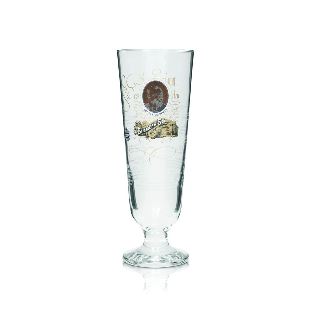 Schneider Landbräu beer glass 0.5l goblet tulip collector's glass special edition Georg I