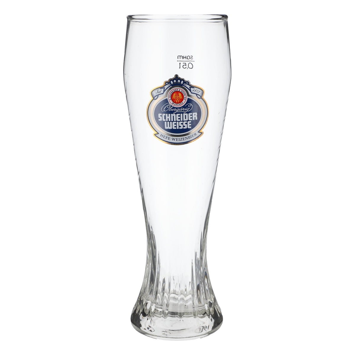 Schneider Weisse Beer Glass 0.5l Glasses Trophy Single Logo Yeast Wheat Beer