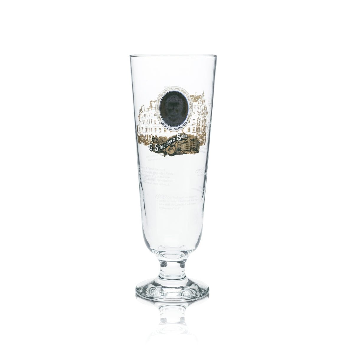 Schneider Weisse Beer Glass 0.5l Tulip Goblet Glasses Special Edition George III