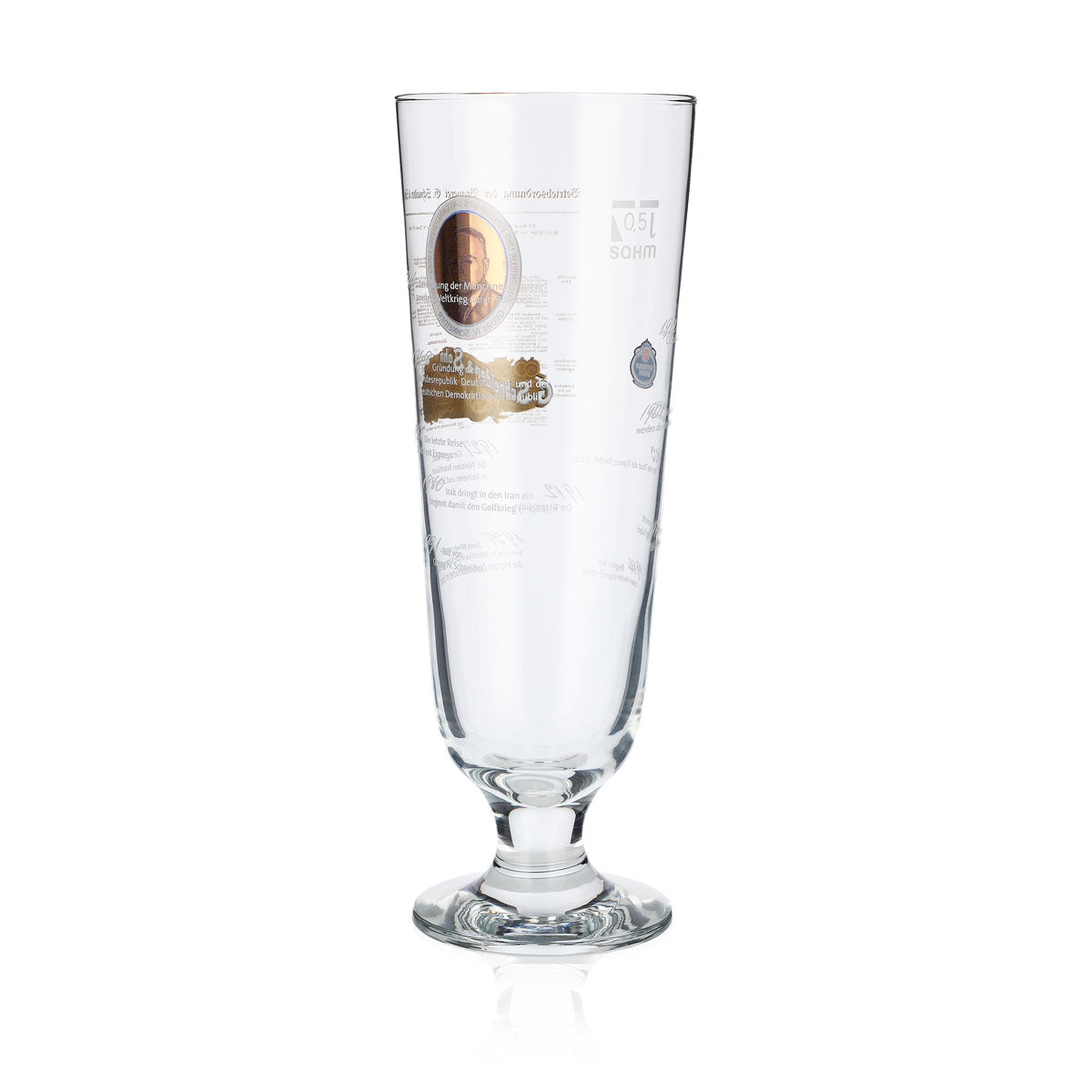 Schneider Weisse beer glasses, 0.5 l, special edition Georg IV Sahm – View 5