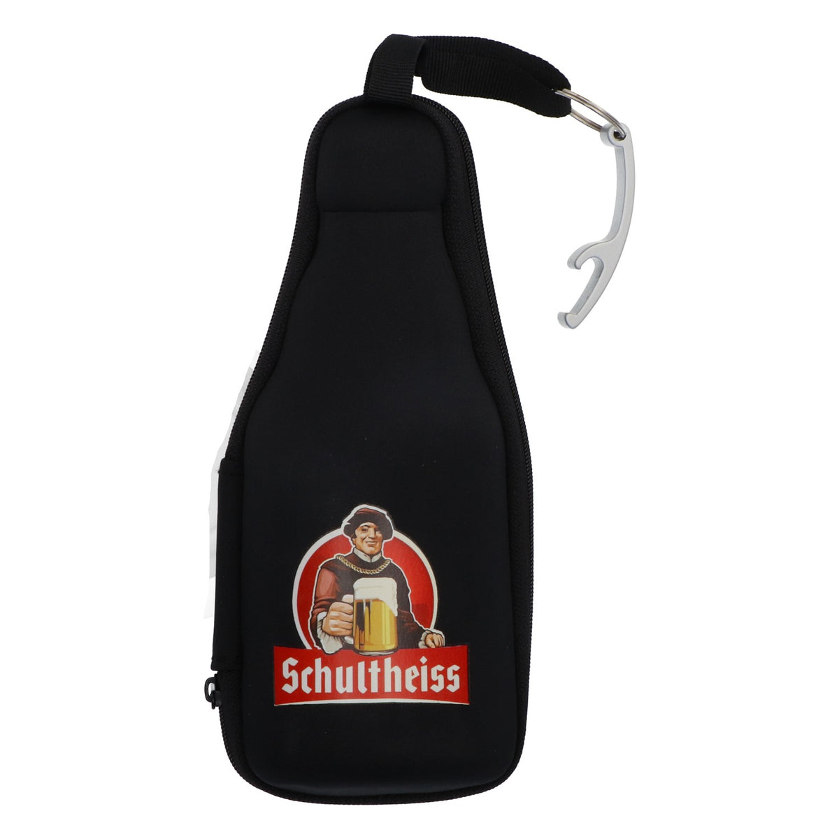Schultheiss Lager Beer Bottle Cooler 0.33l Neoprene with Bottle Opener
