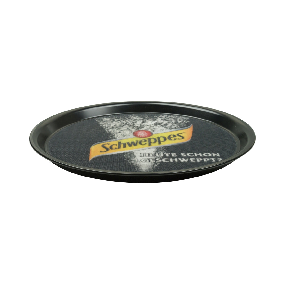 Schweppes soft drink tray Serving tray Waiter's tray black – View 2