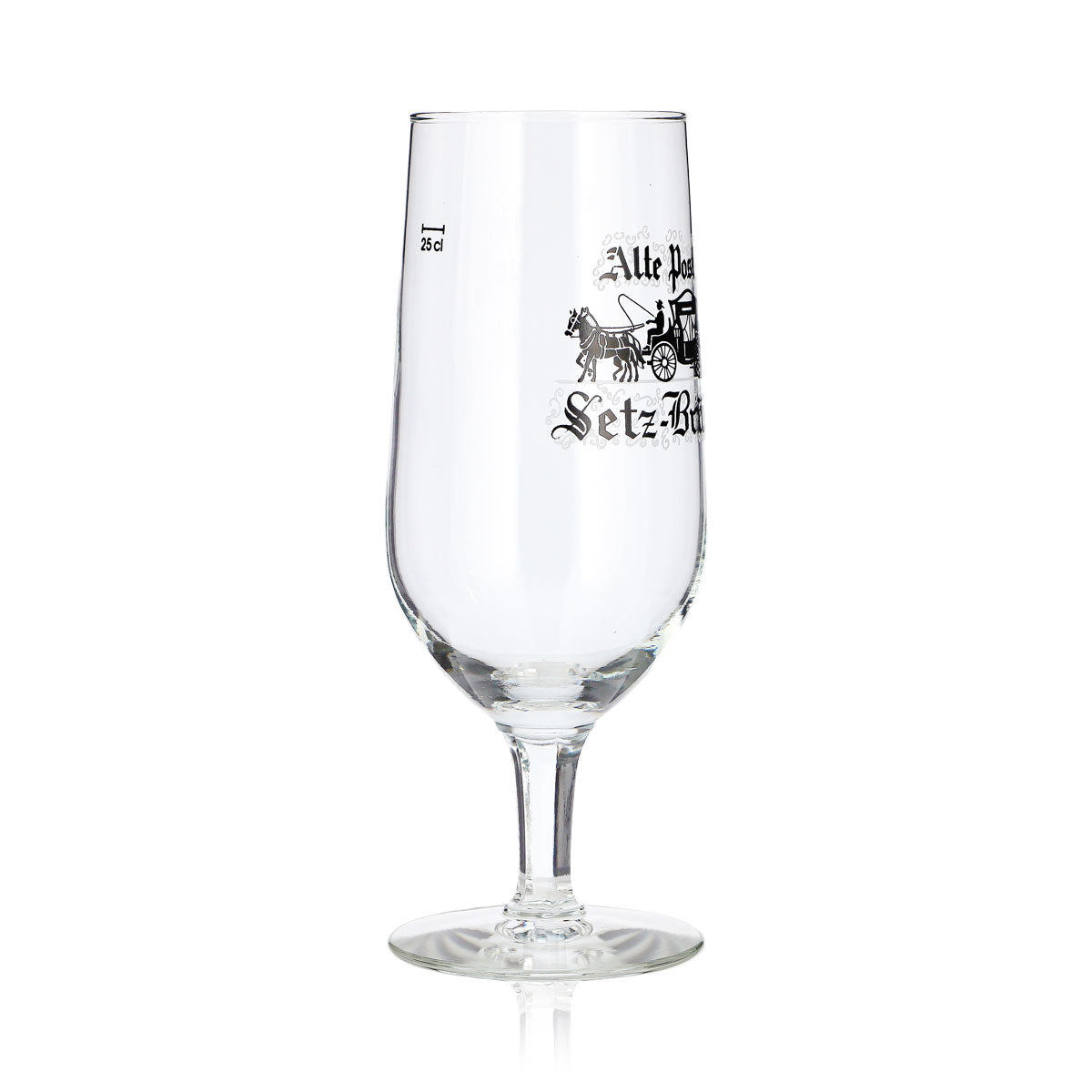 Setz-Bräu Beer Glass, 0.25 L, "Alte Post" – View 3