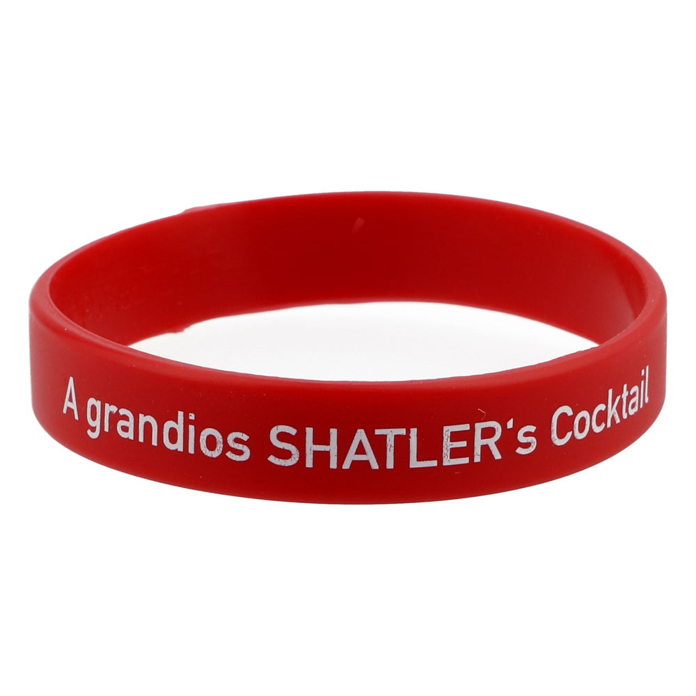 Shatler's Bracelet Friendship Bracelet Rubber Red "A Grand Shalter's Cocktail"