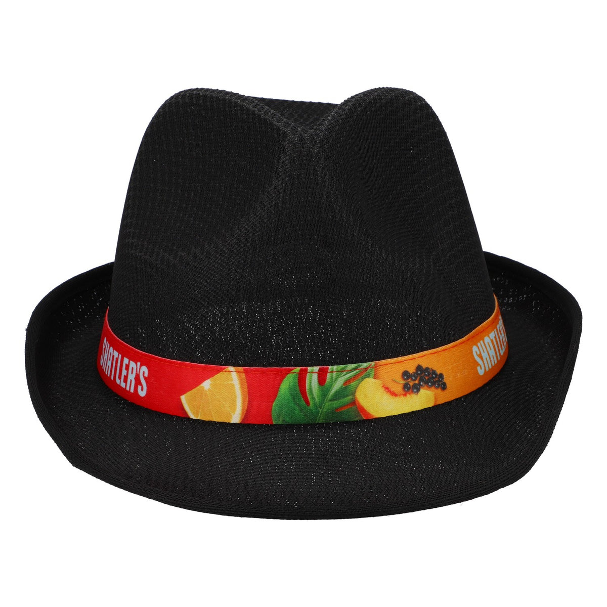 Shatler's straw hat Panama hat party hat headwear black