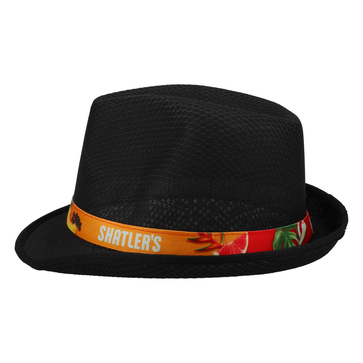 Shatler's straw hat Panama hat party hat headwear black – View 3