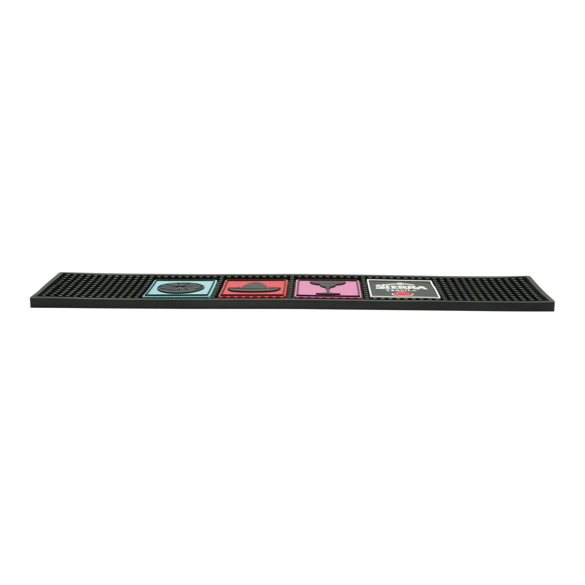 Sierra Tequila Bar Mat Drain Mat Bar Accessories Black Colorful 49.5x10 – View 2