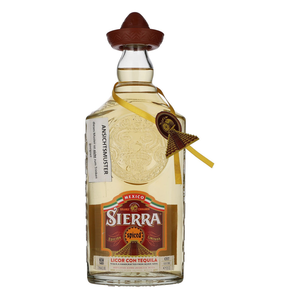 Sierra Tequila Liqueur Display Bottle, Spiced, 0.7 L