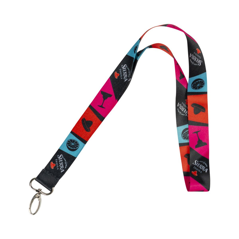 Sierra Tequila Lanyard Colorful Carabiner Lanyard Badge Holder Chain Pendant