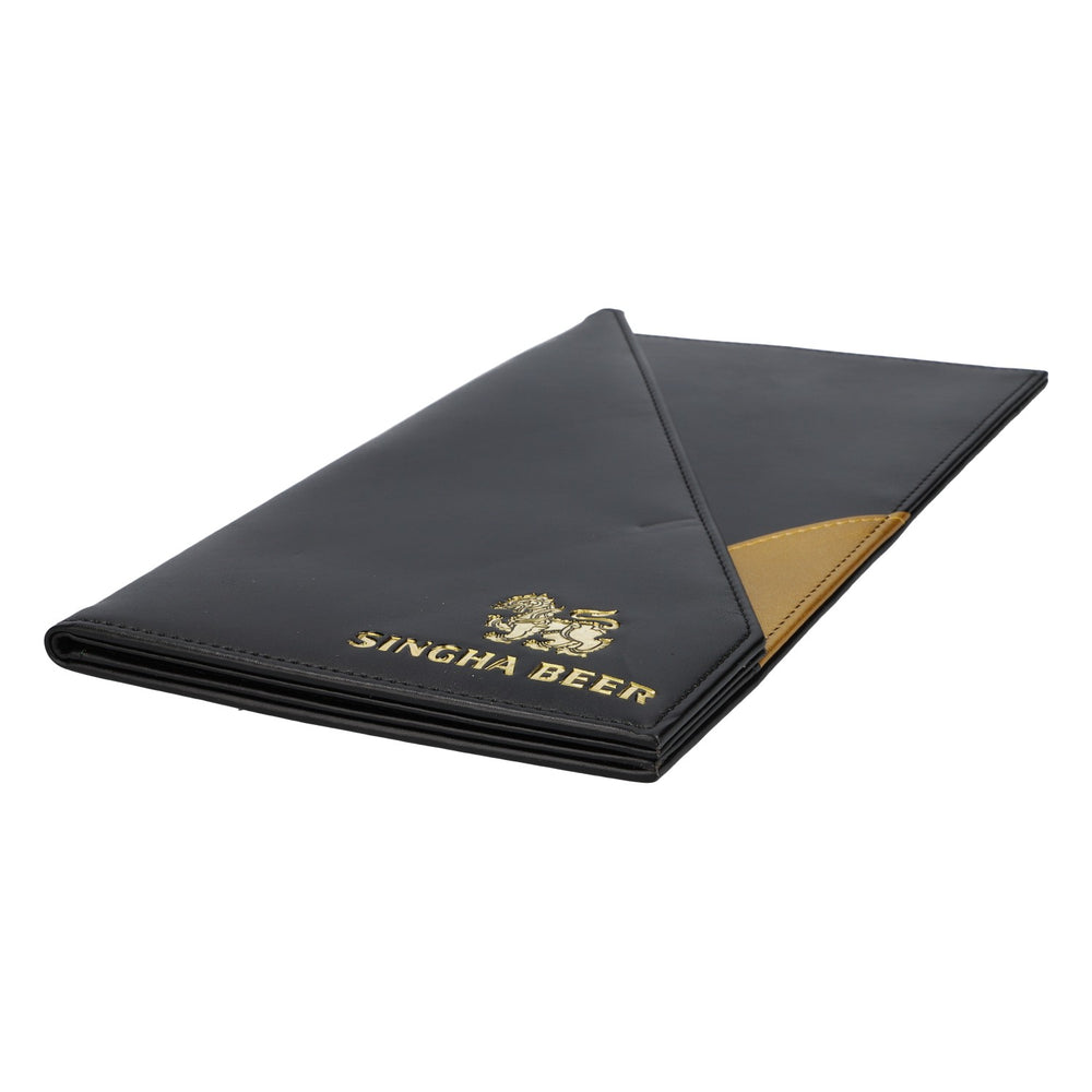 Singha Beer Payment Folder Bill Folder Fold-out Faux Leather