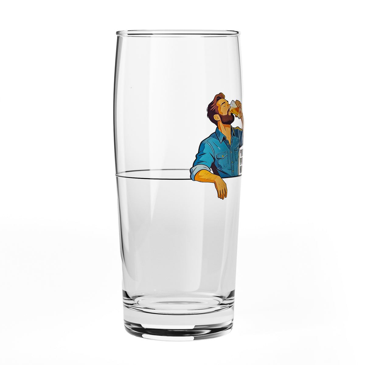 Sipply Beer Glass SETTING THE TABLE Take the Perfect SIP Willibecher 0.5 L - The Fun Social Media Trend – View 3
