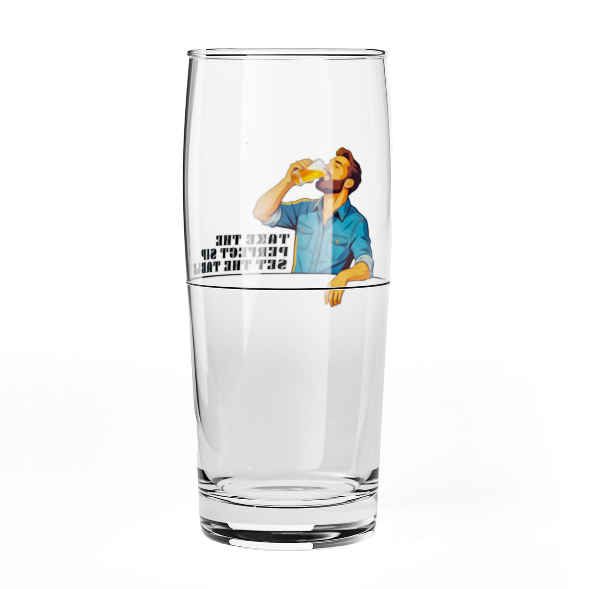 Sipply Beer Glass SETTING THE TABLE Take the Perfect SIP Willibecher 0.5 L - The Fun Social Media Trend – View 5