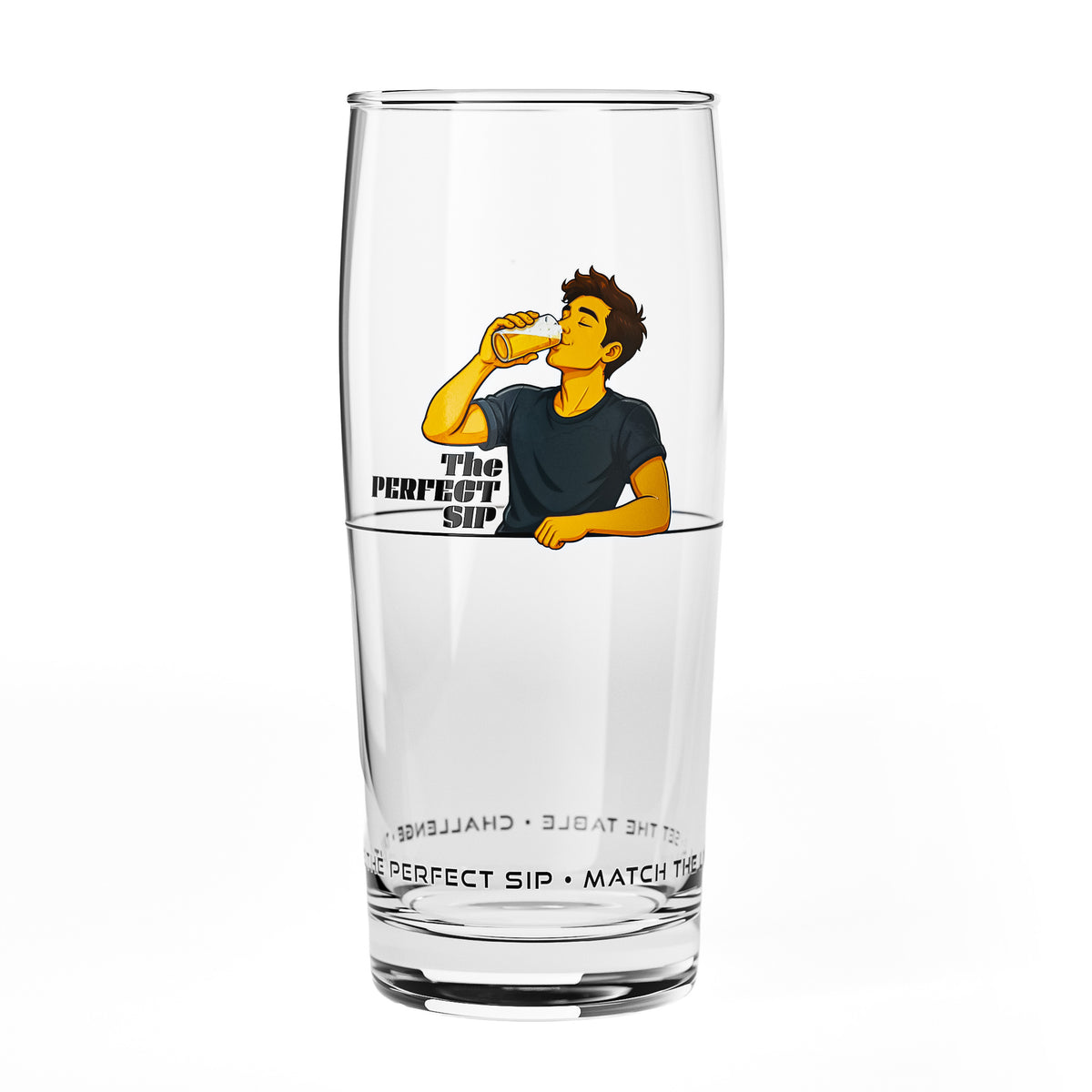 Sipply Beer Glass SETTING THE TABLE The Perfect SIP Willibecher 0.5 L - The Fun Social Media Trend – View 2
