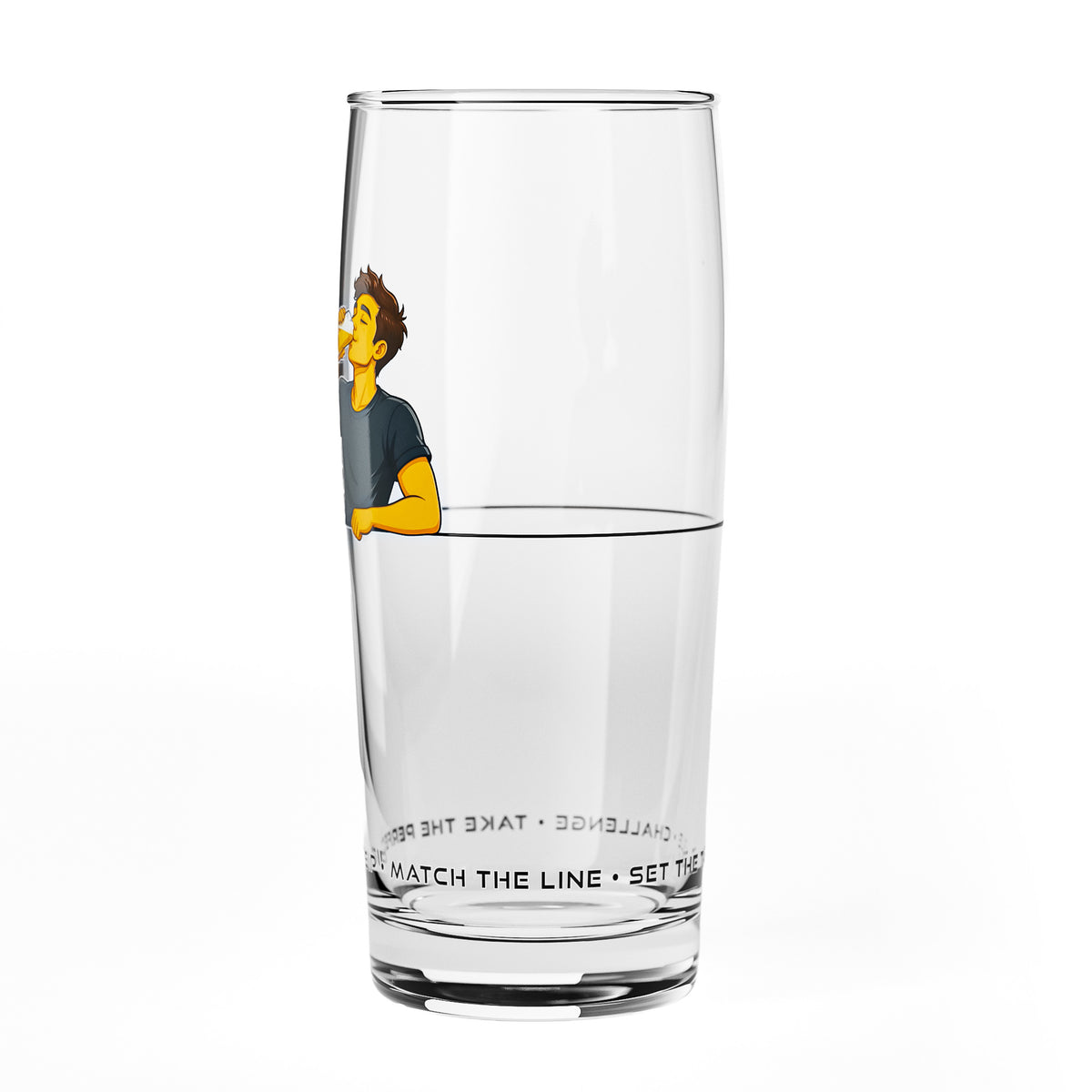 Sipply Beer Glass SETTING THE TABLE The Perfect SIP Willibecher 0.5 L - The Fun Social Media Trend – View 4