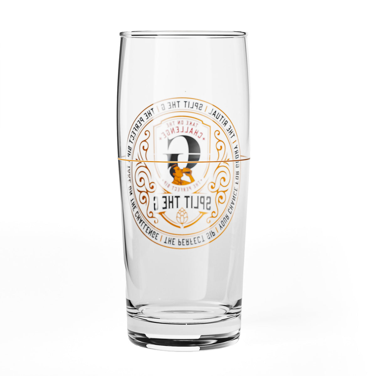 2 Sipply Beer Glasses SPLIT THE G The Perfect SIP 0.5 L The Social Media Trend – View 7