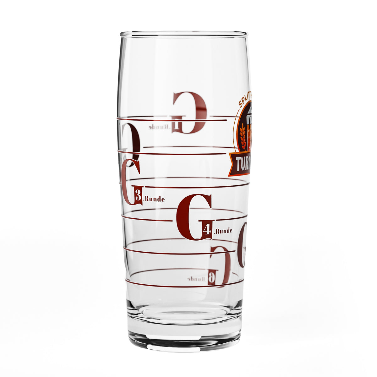 Sipply Beer Glass SPLIT THE G Tournament Willibecher 0.5 L - The Fun Social Media Trend – View 3