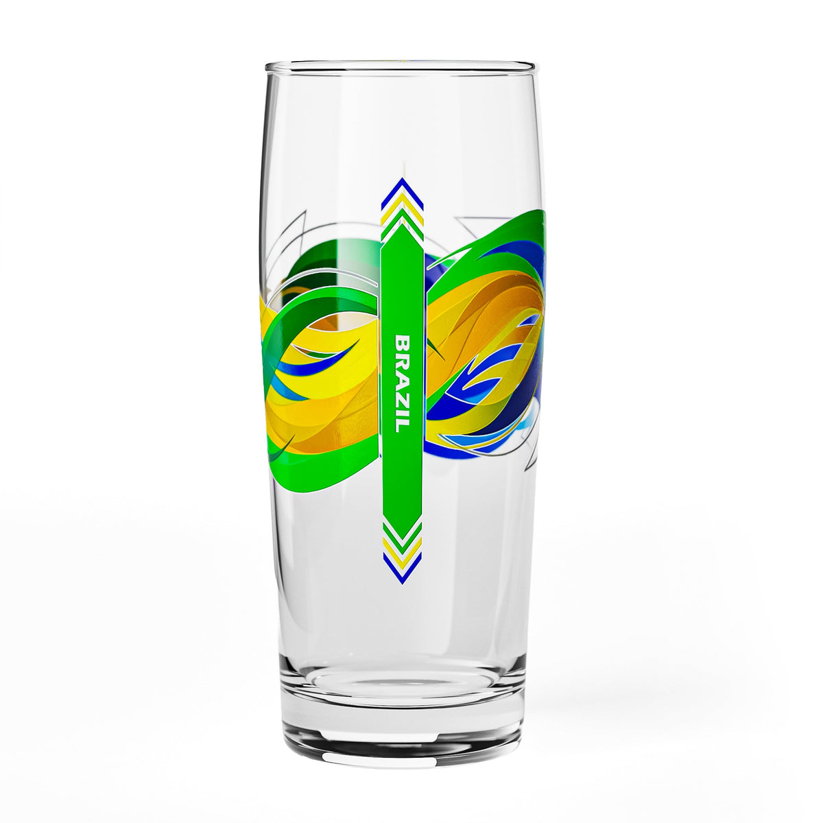 Sipply Beer Glass Willibecher 0.3l with Your Country Flag Brazil – View 2