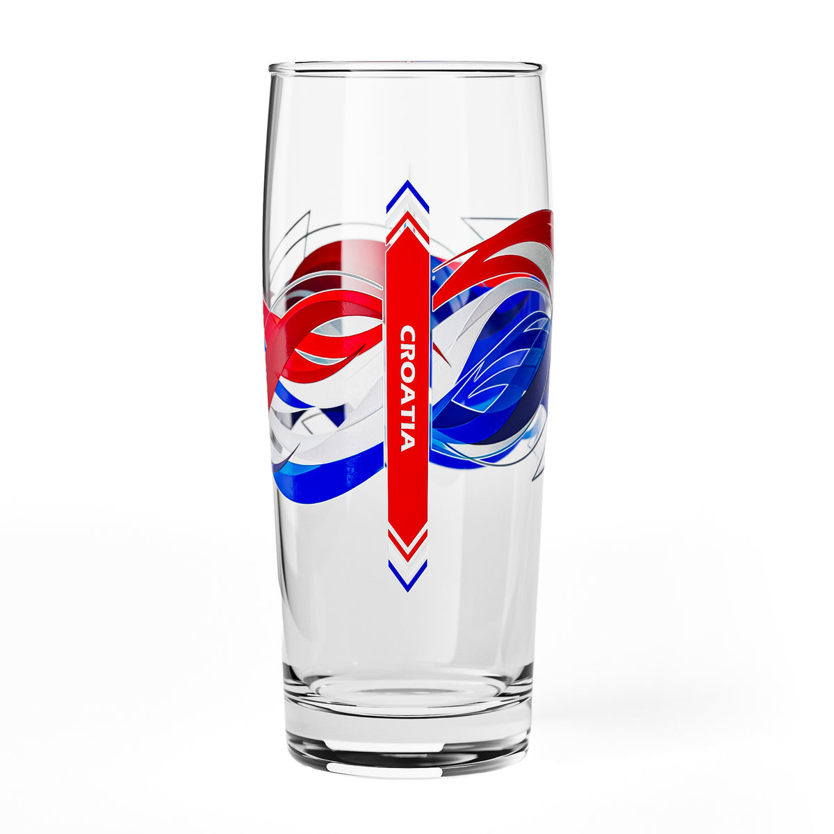 Sipply Willibecher Beer Glass, 0.5 L, Featuring the Croatian Flag – View 2