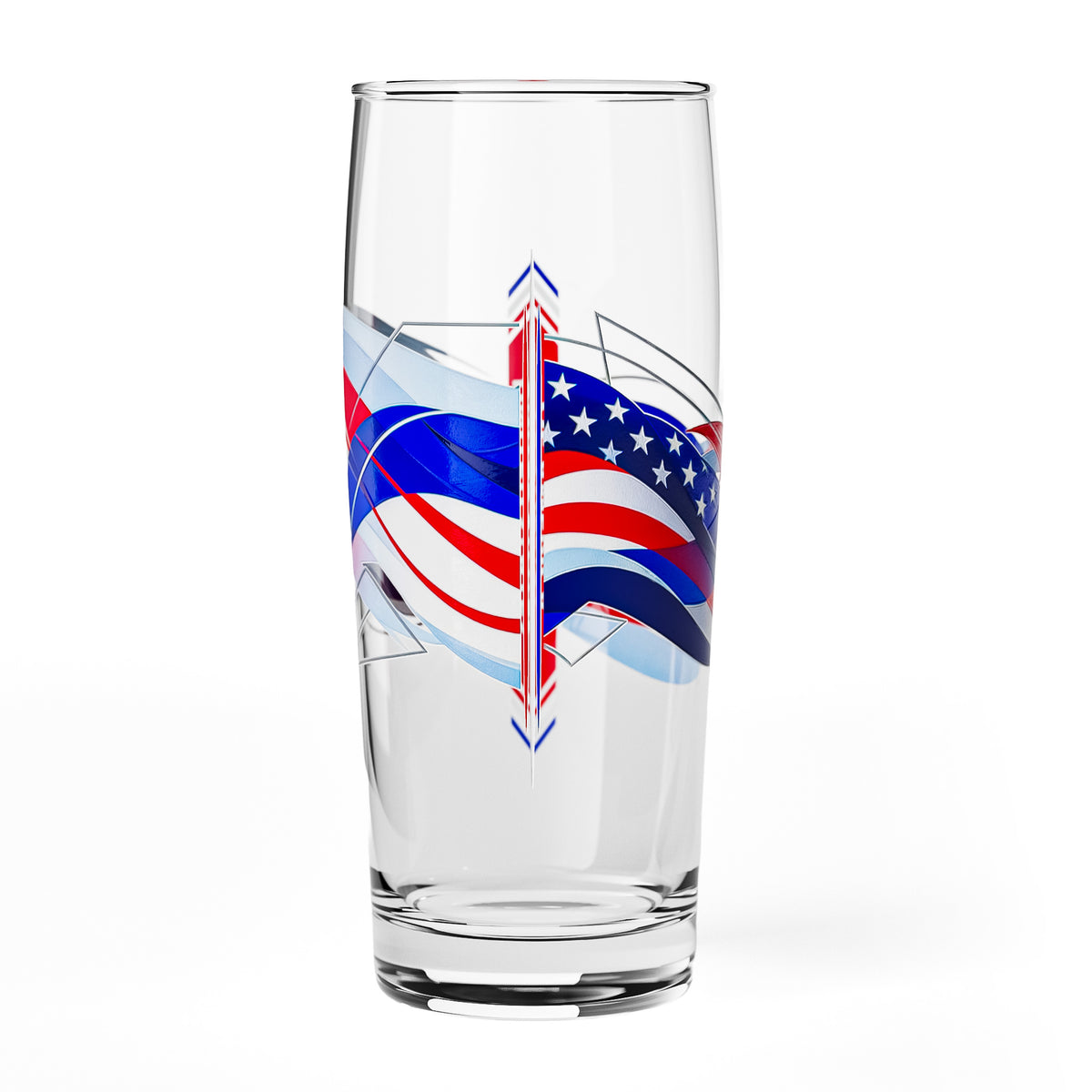 Sipply Willibecher Beer Glass, 0.5 L, Featuring Your Country's Flag: USA – View 7