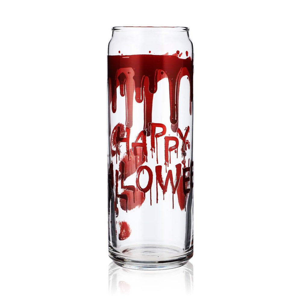 Sipply Drinking Glass with Halloween Blood Motif, UV Print, Can Glass, 370ml
