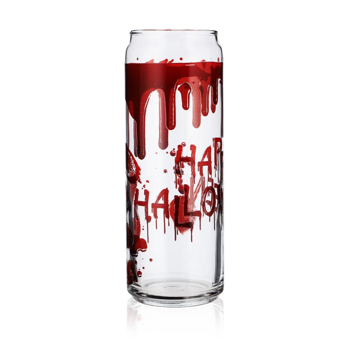Sipply Drinking Glass with Halloween Blood Motif, UV Print, Can Glass, 370ml – View 2