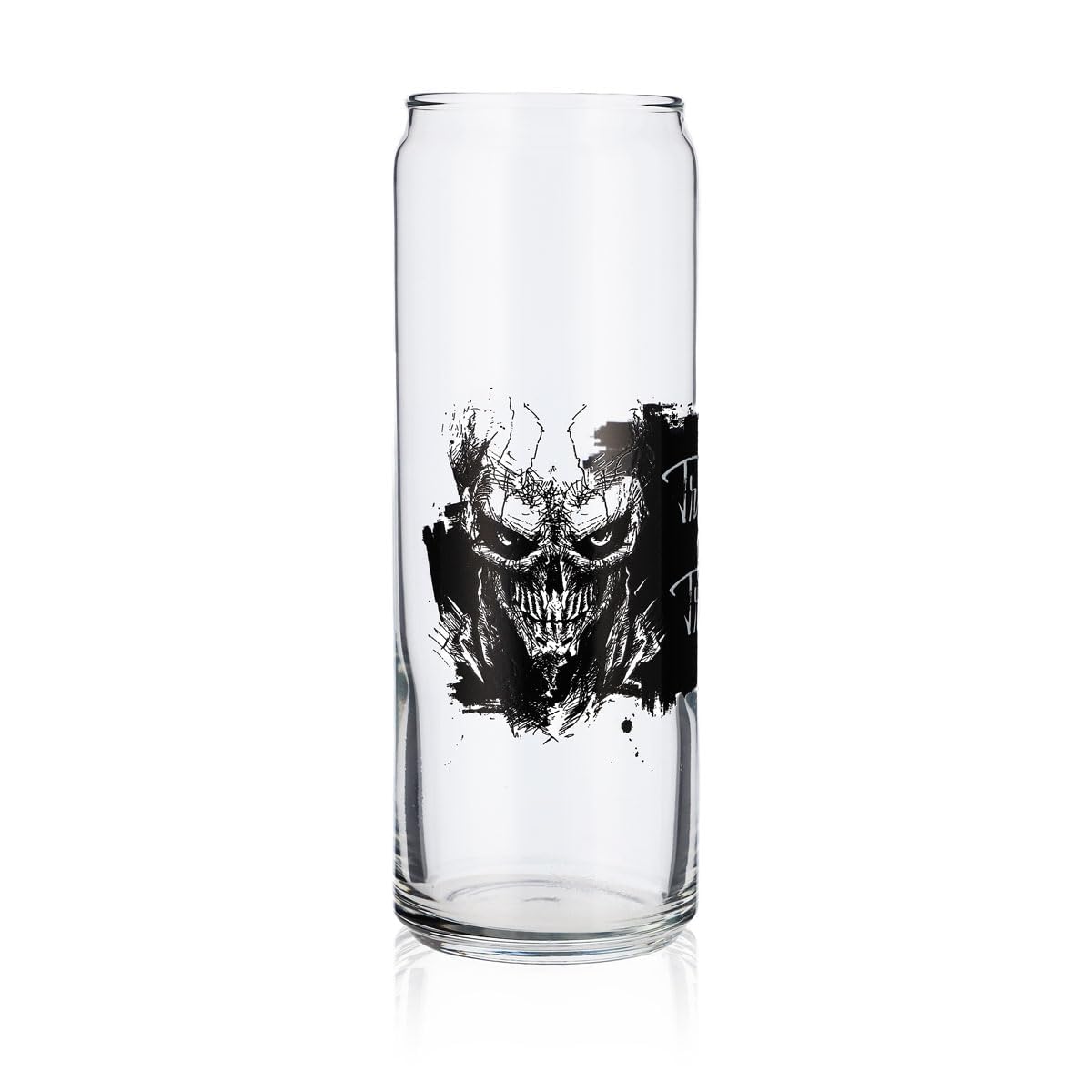 Sipply Drinking Glass with Halloween Design Trick or Treat as UV Print Can Glass 370ml – View 2