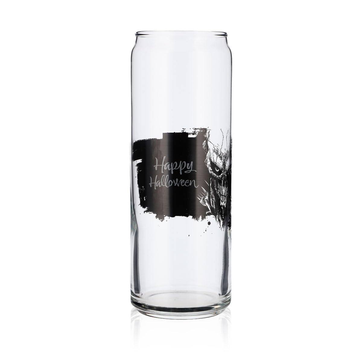 6x Sipply Drinking Glass with Halloween Trick or Treat Design as UV Print Can Glass 370ml – View 4