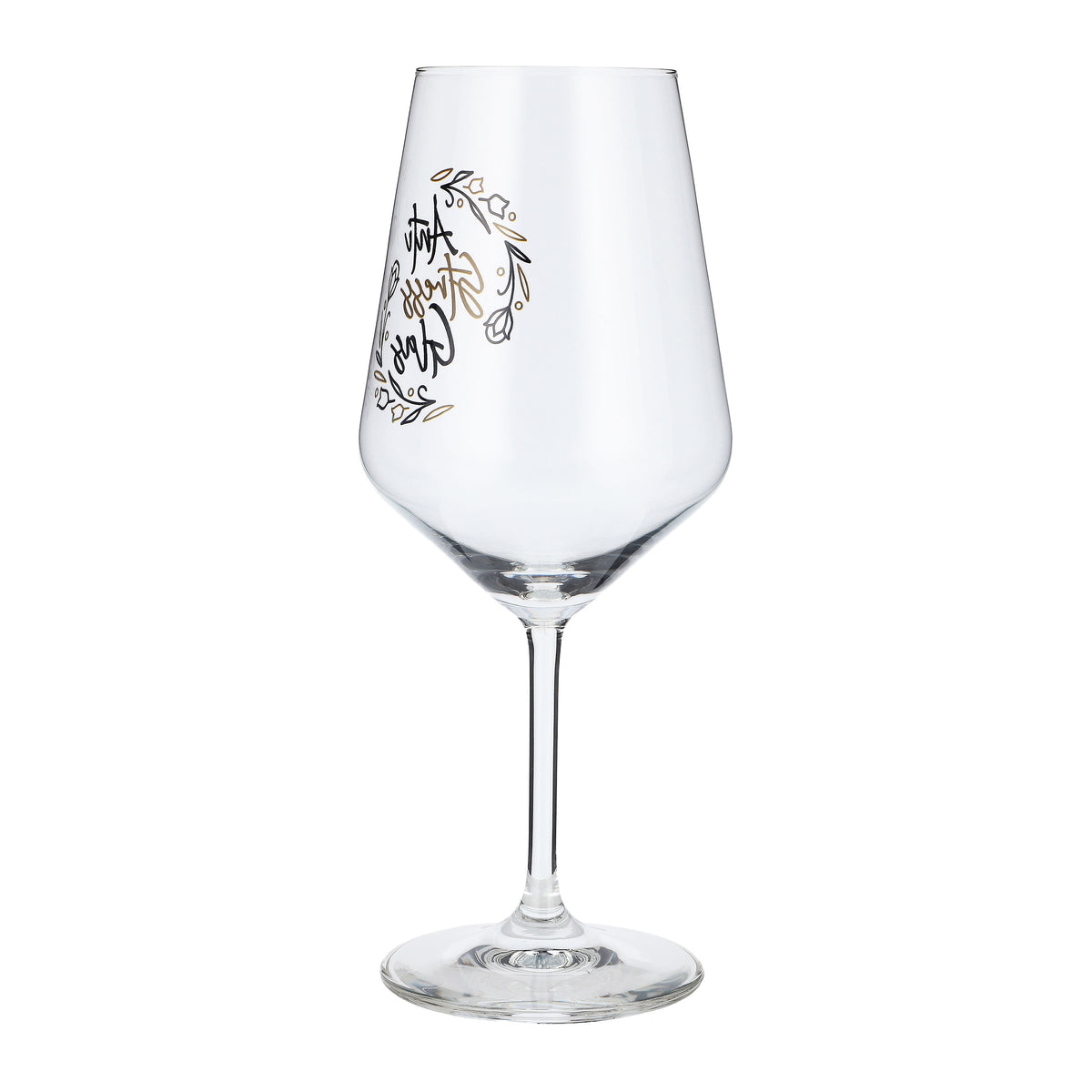 Sipply Wine Glass with "Anti-Stress" Saying, 0.5 L – View 7