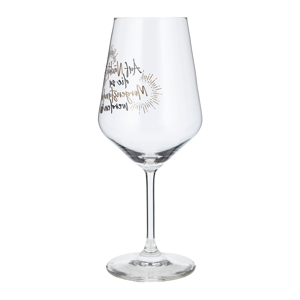 Sipply Wine Glass with Saying: "To nights that turn into mornings" 0.5 L – View 7