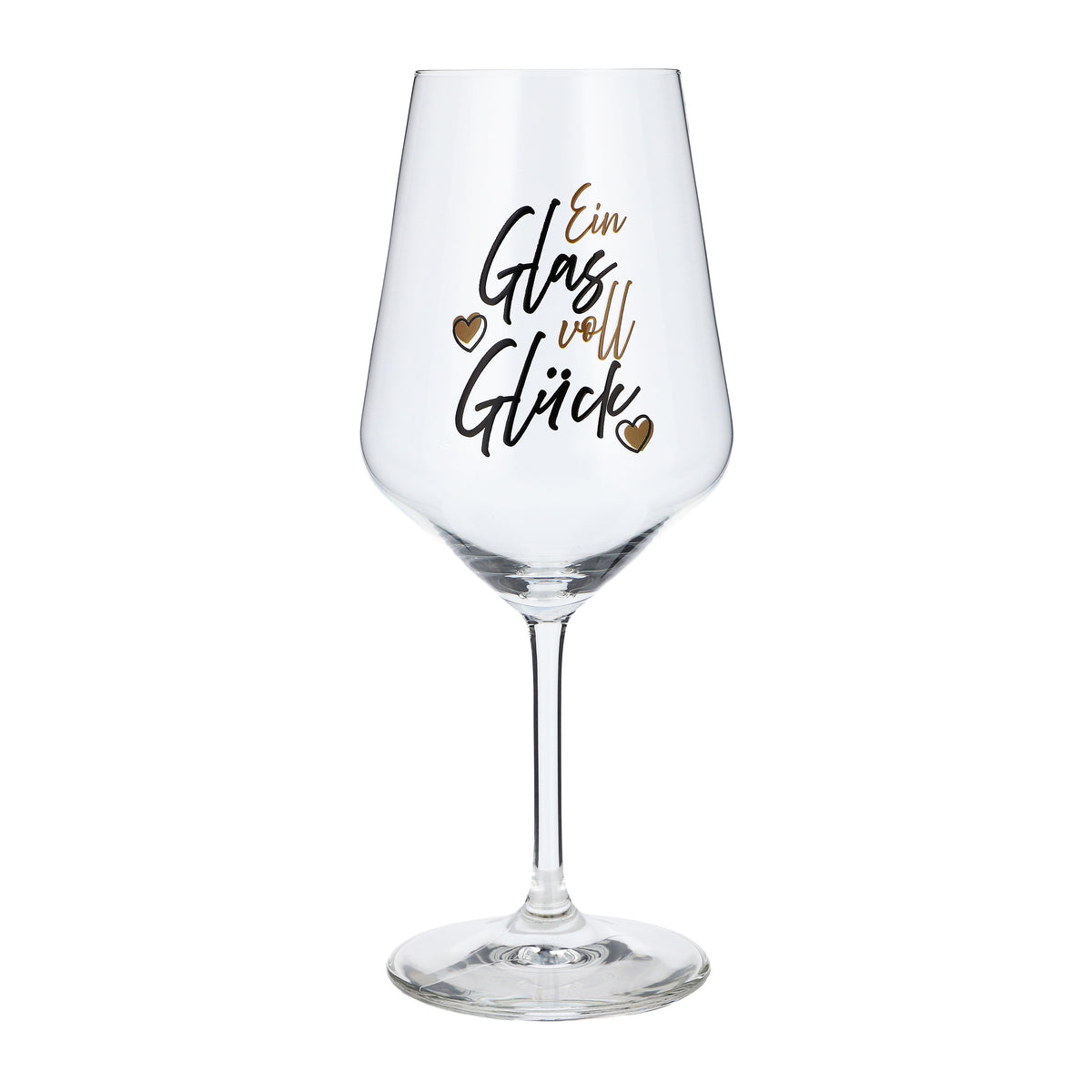 Sipply Wine Glass with Saying "A Glass Full of Happiness" 0.5 L – View 2