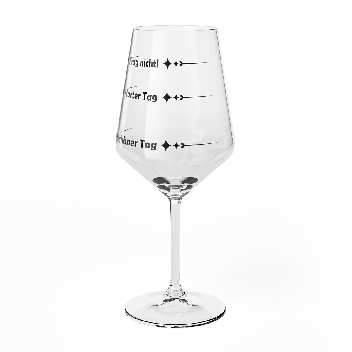 Sipply Wine Glass with Saying "Don't Ask" – "Tough Day, Beautiful Day" V1, 0.5 L – View 7