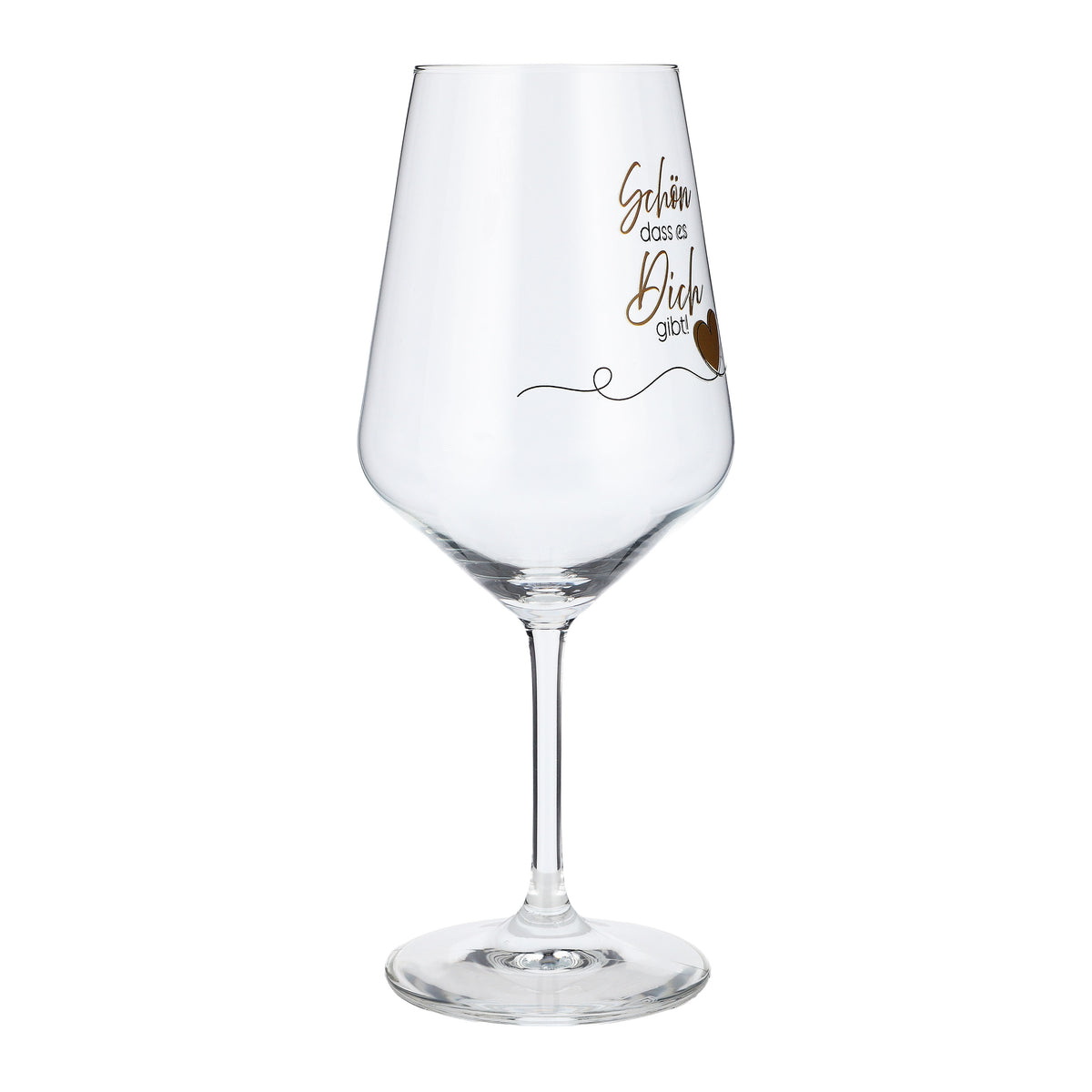 Sipply Wine Glass with Saying "So Glad You're Here!" 0.5 L – View 6