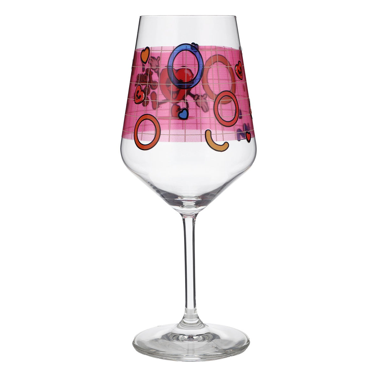 Sipply wine glass for Valentine's Day "I Love You" heart gift 0.5l with transparency effect – View 8