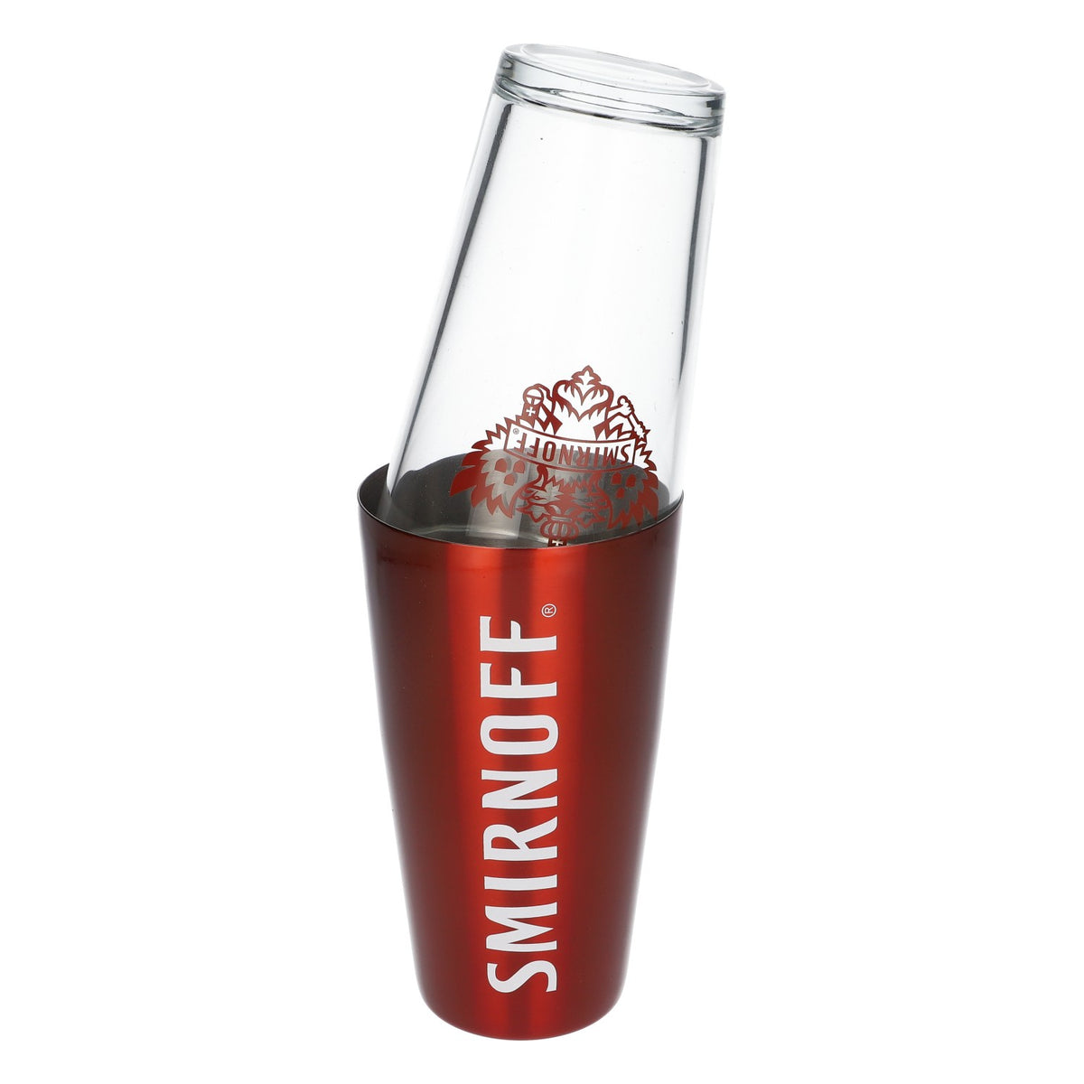 Smirnoff Boston Shaker Stainless Steel Mixer Bar Accessories Bartender Mixology Cocktail