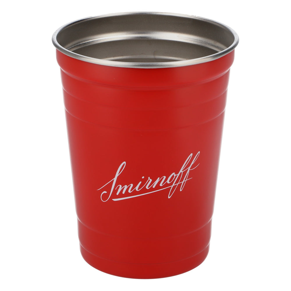 Smirnoff Vodka Aluminum Glass / Glasses Festival Mug Special Edition