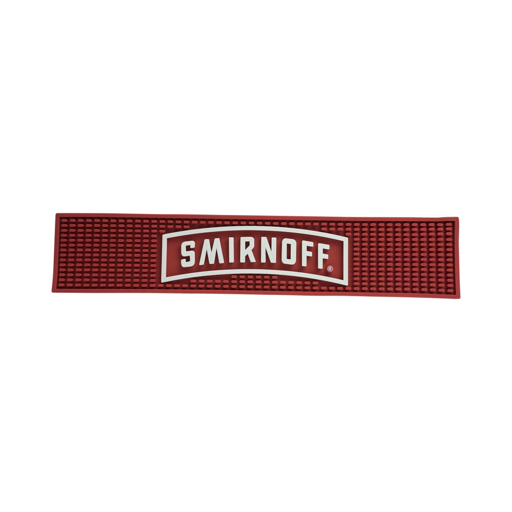 Smirnoff Vodka Bar Mat Drip Mat Bar Accessories Red