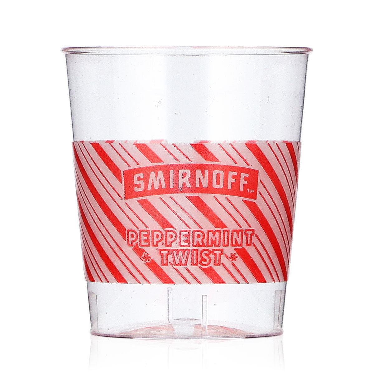 Smirnoff Vodka Glass, 50-pack, 0.02 L, Peppermint Twist, Disposable Plastic Cups – View 2